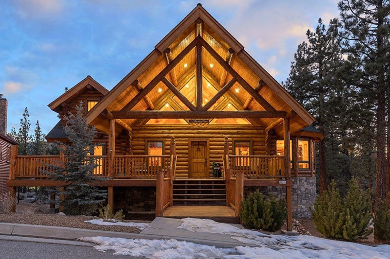 42255 Castle Crag Road, Big Bear, California log cabin for sale